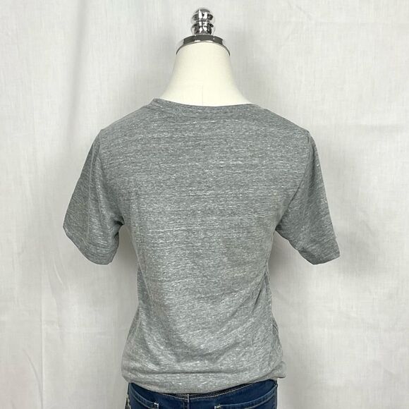 Charlie Hustle Gray KC Tee Shirt Heart Logo Ladies Slim Fit T-Shirt New Sz XS - Picture 4 of 4
